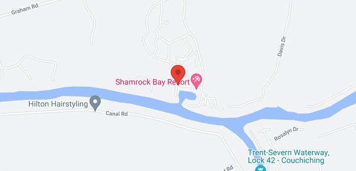 map of 87 -  1082 Shamrock Marina Road